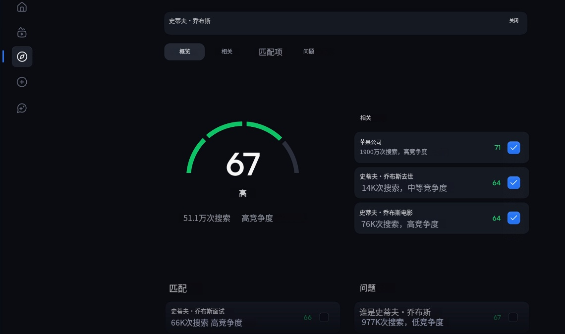 VidIQ YouTube视频追踪器界面